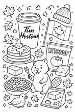 Load image into Gallery viewer, Colour Canada Animals, Landmarks, & Nature: Colouring Journey Across Canada  Downloadable Printable Book